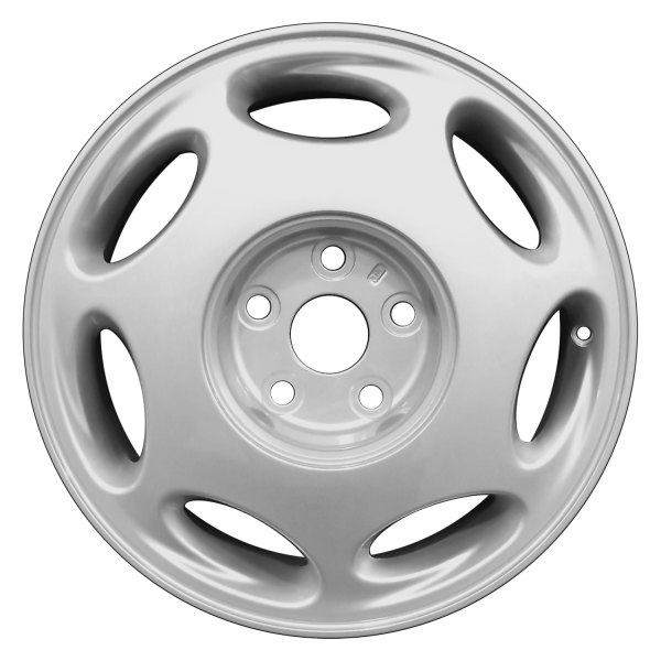 Perfection Wheel® - 16 x 7 7-Slot Bright Medium Silver Full Face Alloy Factory Wheel (Refinished)