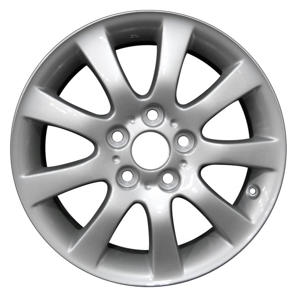Perfection Wheel® - 16 x 6.5 9 I-Spoke Fine Metallic Silver Full Face Alloy Factory Wheel (Refinished)