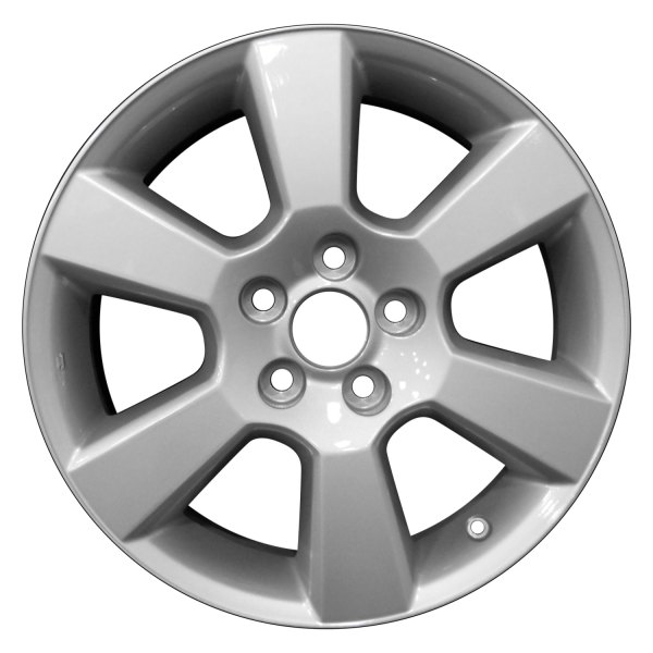 Perfection Wheel® - 17 x 6.5 6 I-Spoke Bright Fine Silver Full Face Alloy Factory Wheel (Refinished)