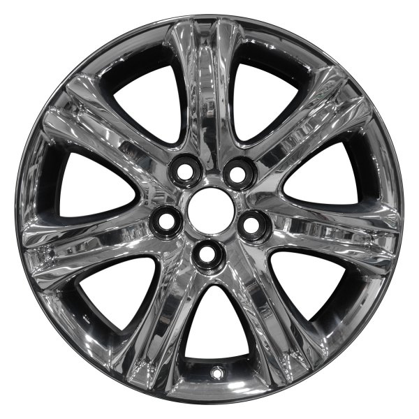 Perfection Wheel® - 18 x 7.5 7 I-Spoke Hyper Bright Smoked Silver Full Face Alloy Factory Wheel (Refinished)
