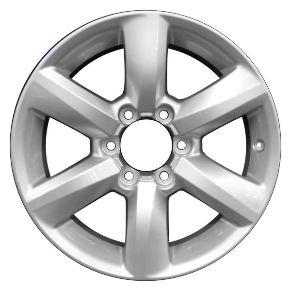 Perfection Wheel® - 18 x 7.5 6 I-Spoke Hyper Bright Smoked Silver Full Face Alloy Factory Wheel (Refinished)
