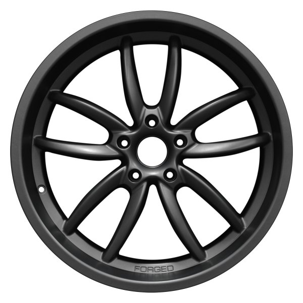 Perfection Wheel® - 19 x 9 5 V-Spoke Dark Charcoal Full Face Matte Clear Alloy Factory Wheel (Refinished)
