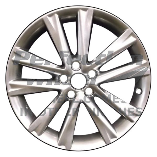 Perfection Wheel® - 19 x 7.5 5 V-Spoke Medium Charcoal Full Face Alloy Factory Wheel (Refinished)