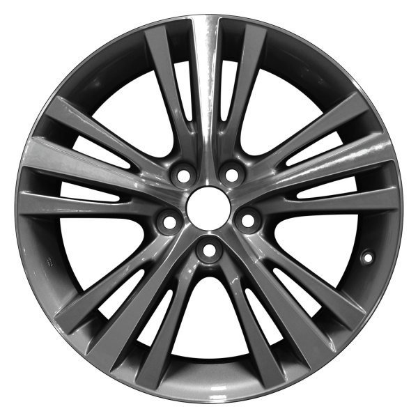 Perfection Wheel® - 19 x 7.5 5 W-Spoke Dark Metallic Charcoal Machined Alloy Factory Wheel (Refinished)