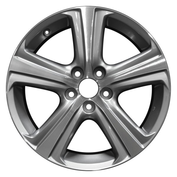 Perfection Wheel® - 18 x 8 5-Spoke Silver Gray Sparkle Machined Alloy Factory Wheel (Refinished)