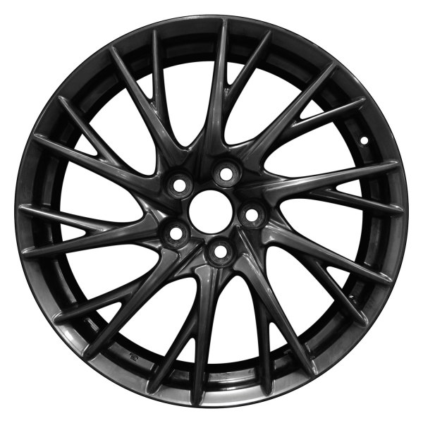 Perfection Wheel® - 19 x 9 10 Y-Spoke Hyper Dark Smoked Silver Full Face Alloy Factory Wheel (Refinished)
