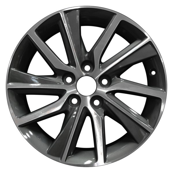 Perfection Wheel® Wao.74333.lc107.ma - 10 Turbine-spoke Dark Charcoal 