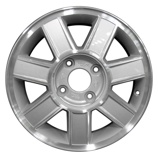 Perfection Wheel® - 15 x 6 7 I-Spoke Sparkle Silver Machined Alloy Factory Wheel (Refinished)