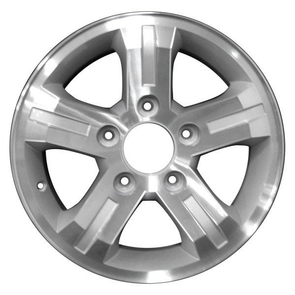 Perfection Wheel® - 16 x 7 5-Spoke Sparkle Silver Machined Alloy Factory Wheel (Refinished)