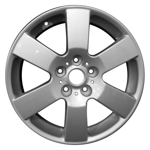 Perfection Wheel® - 17 x 6.5 6 I-Spoke Bright Fine Silver Full Face Alloy Factory Wheel (Refinished)