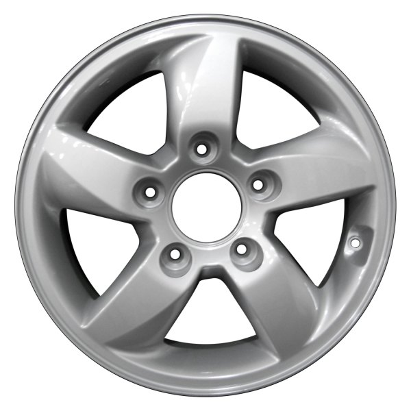 Perfection Wheel® - 16 x 7 5 Turbine-Spoke Fine Metallic Silver Full Face Alloy Factory Wheel (Refinished)