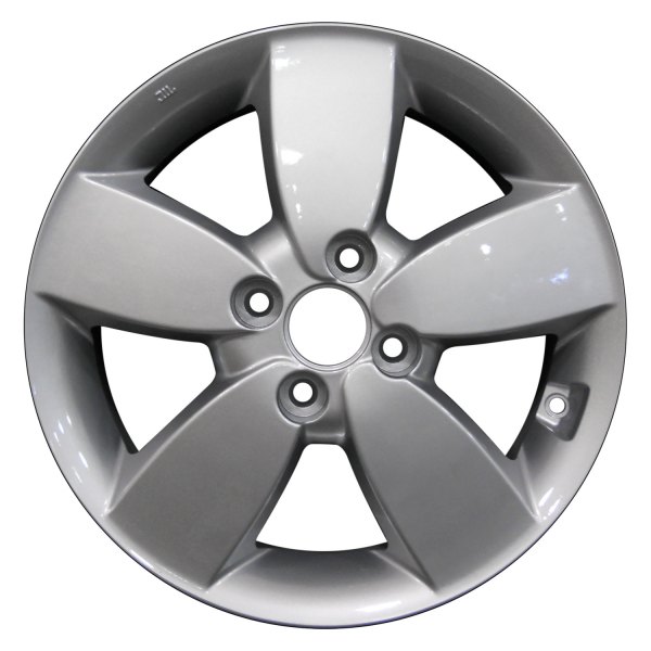 Perfection Wheel® - 15 x 5.5 5-Spoke Bright Medium Silver Full Face Alloy Factory Wheel (Refinished)
