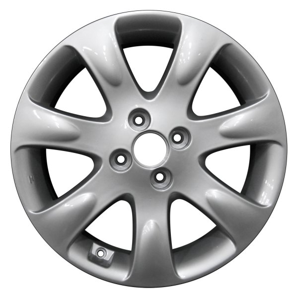 Perfection Wheel® - 16 x 6.5 7 I-Spoke Bright Fine Metallic Silver Full Face Alloy Factory Wheel (Refinished)
