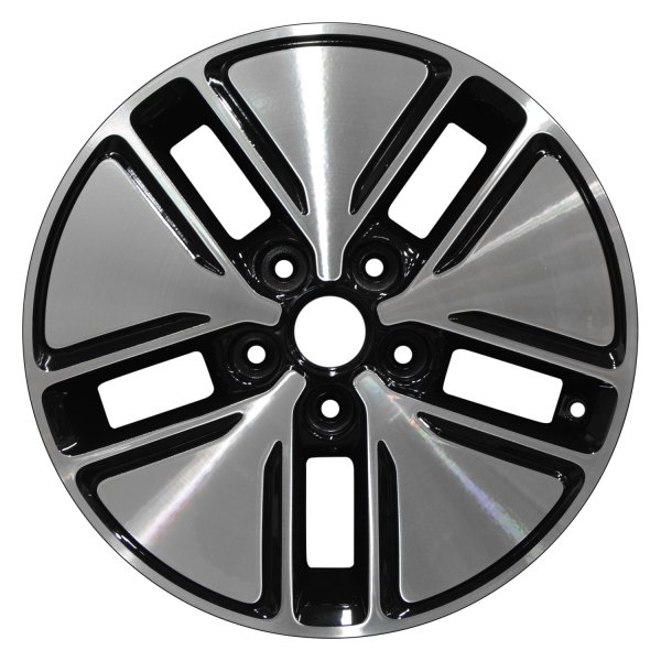 Perfection Wheel® - 16 x 6.5 5-Slot Black Machined Alloy Factory Wheel (Refinished)
