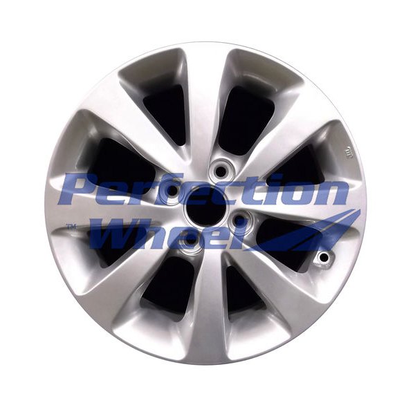 Perfection Wheel® - 15 x 5.5 4 V-Spoke Bright Metallic Silver Full Face Alloy Factory Wheel (Refinished)