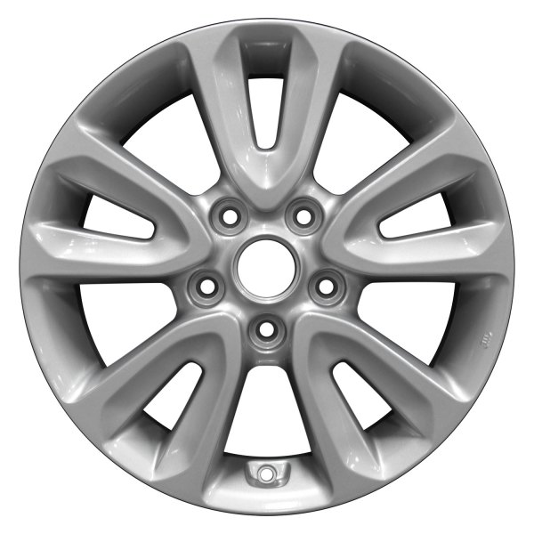 Perfection Wheel® - 16 x 6.5 5 V-Spoke Bright Medium Silver Full Face Alloy Factory Wheel (Refinished)
