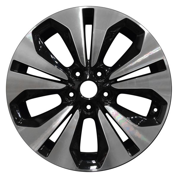 Perfection Wheel® - 18 x 7 10-Slot Black Machined Alloy Factory Wheel (Refinished)