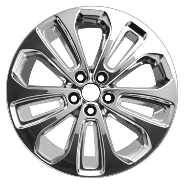Perfection Wheel® - 19 x 7.5 10-Slot Medium Metallic Charcoal Machined Alloy Factory Wheel (Refinished)