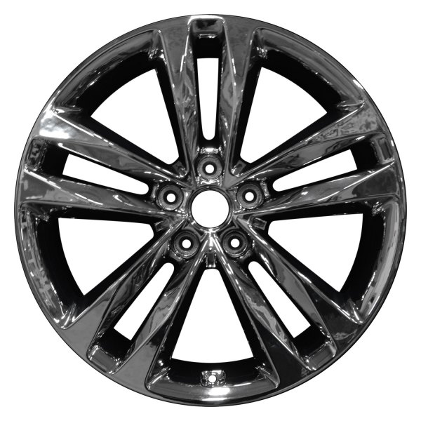 Perfection Wheel® - 19 x 7.5 Double 5-Spoke PVD Bright Full Face Alloy Factory Wheel (Refinished)