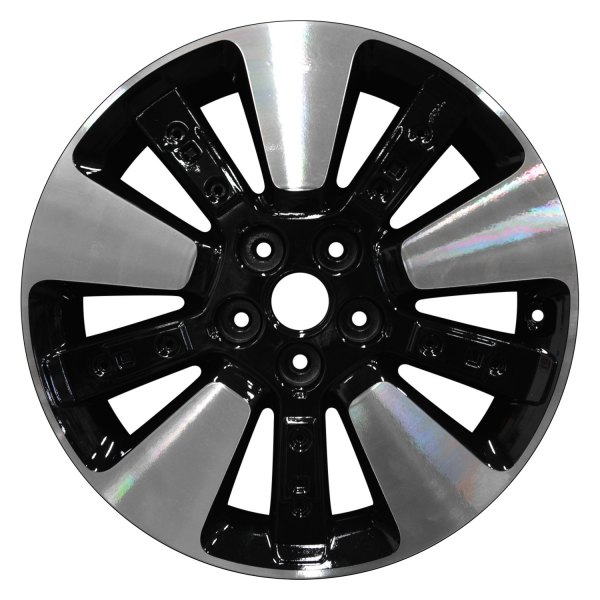 Perfection Wheel® - 18 x 7.5 10 Alternating-Spoke Black Machined Alloy Factory Wheel (Refinished)
