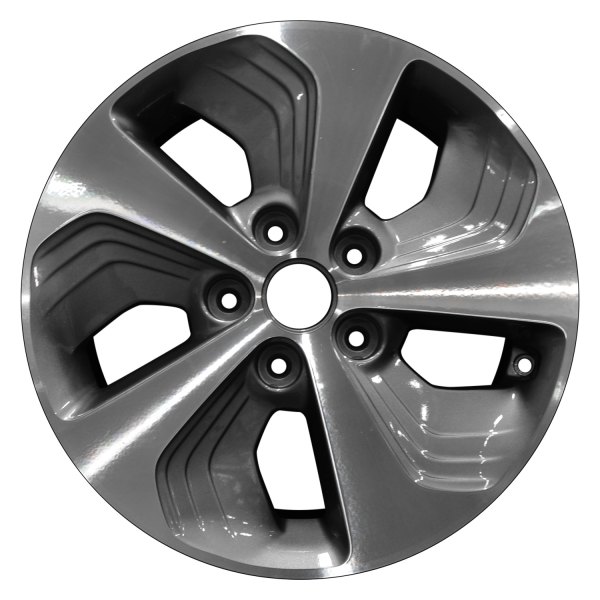 Perfection Wheel® - 16 x 6.5 5 Spiral-Spoke Brown Metallic Charcoal Machined Alloy Factory Wheel (Refinished)