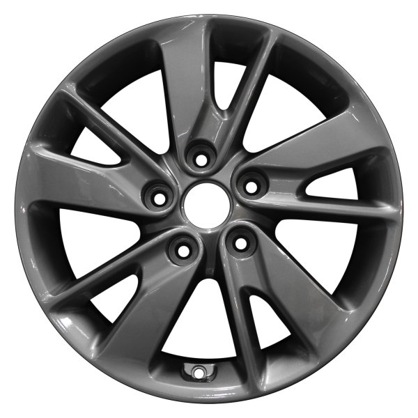 Perfection Wheel® - 16 x 6.5 5 V-Spoke Brown Metallic Charcoal Full Face Alloy Factory Wheel (Refinished)