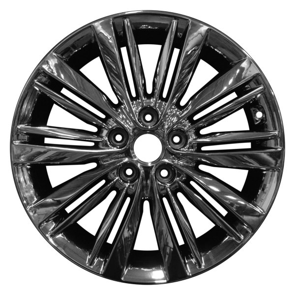 Perfection Wheel® - 18 x 7.5 5 Double V-Spoke PVD Bright Full Face Alloy Factory Wheel (Refinished)