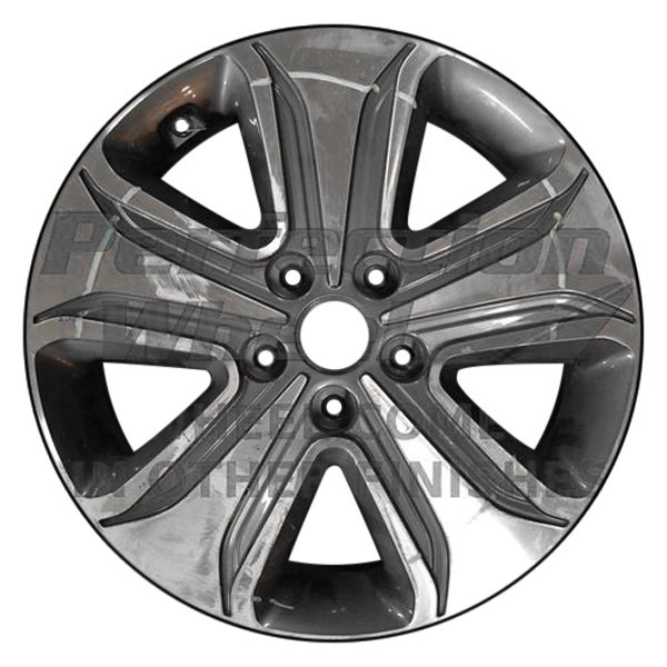 Perfection Wheel® - 17 x 7 5-Spoke Medium Metalic Charcoal Alloy Factory Wheel (Refinished)