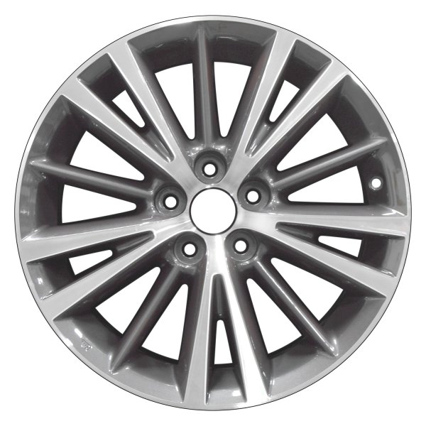 Perfection Wheel® - 16 x 6.5 5 W-Spoke Charcoal Machined Alloy Factory Wheel (Refinished)