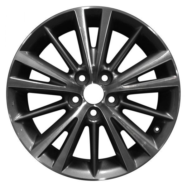 Perfection Wheel® - 16 x 6.5 5 W-Spoke Medium Charcoal Machined Alloy Factory Wheel (Refinished)