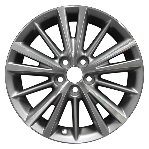 Perfection Wheel® - 16 x 6.5 5 W-Spoke Silver Gray Sparkle Machined Alloy Factory Wheel (Refinished)