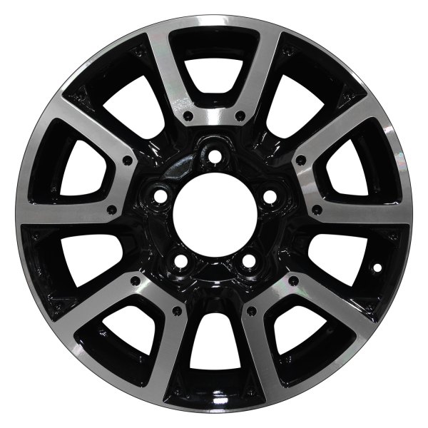 Perfection Wheel® WAO.75157.PB01.MA - 5 V-Spoke Black Machined 18x8 ...