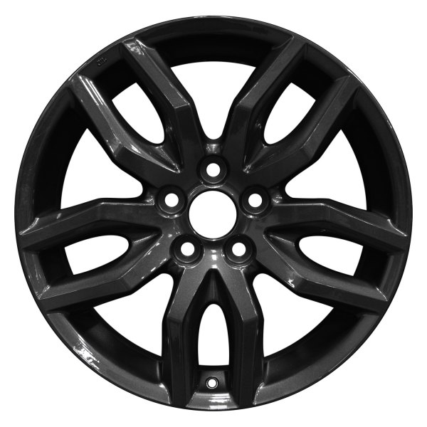 Perfection Wheel® - 18 x 7.5 Double 5-Spoke Dark Charcoal Full Face Alloy Factory Wheel (Refinished)