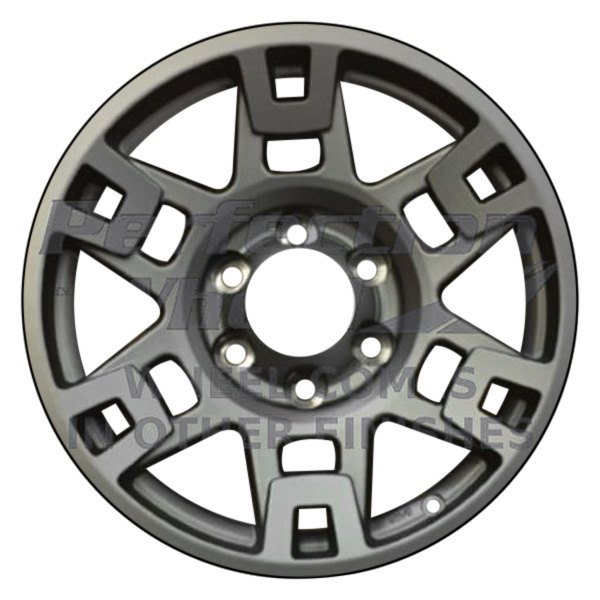 Perfection Wheel® - 17 x 7 6 I-Spoke Flat Matte Black Full Face Matte Clear PIB Alloy Factory Wheel (Refinished)