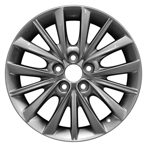 Perfection Wheel® - 17 x 7 5 W-Spoke Hyper Medium Silver Full Face Alloy Factory Wheel (Refinished)