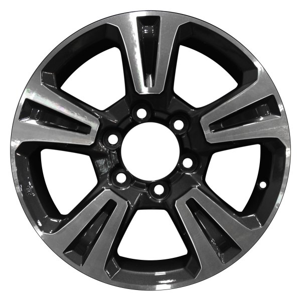 Perfection Wheel® - 17 x 7.5 5-Spoke Dark Charcoal Machined Alloy Factory Wheel (Refinished)