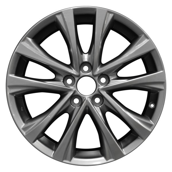Perfection Wheel® - 18 x 7.5 5 V-Spoke Hyper Gray Full Face Alloy Factory Wheel (Refinished)