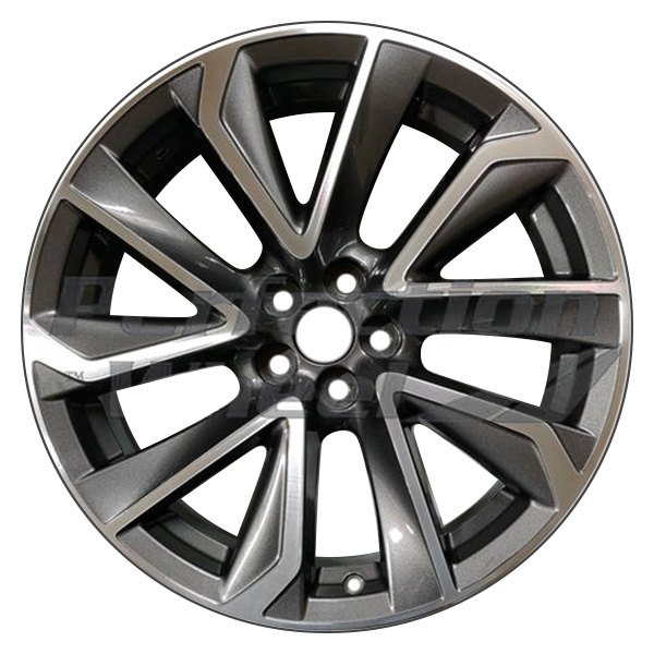 Perfection Wheel® - 18 x 8 10 Spider-Spoke Dark Charcoal Machined Alloy Factory Wheel (Refinished)