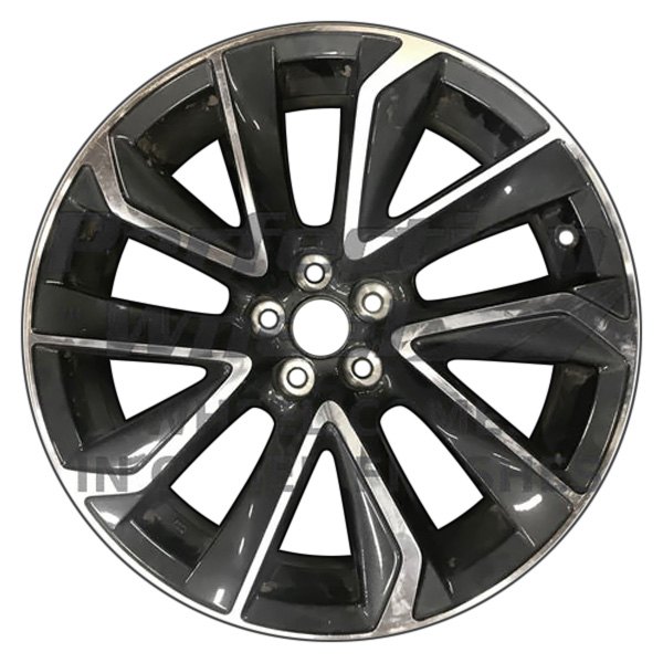 Perfection Wheel® - 18 x 8 5 V-Spoke Dark Charcoal Machined Alloy Factory Wheel (Refinished)