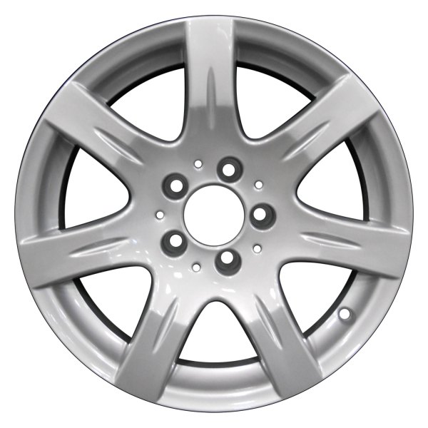 Perfection Wheel® - 16 x 8 7 I-Spoke Bright Fine Silver Full Face Alloy Factory Wheel (Refinished)