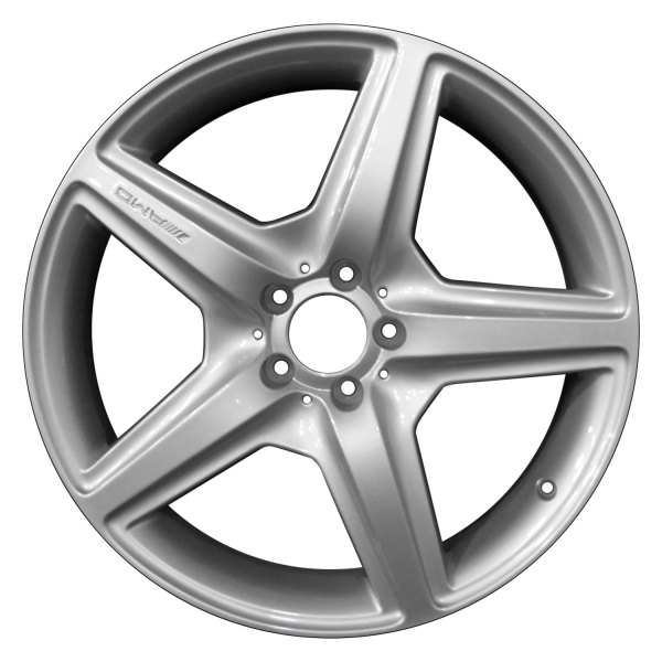 Perfection Wheel® - 20 x 9.5 5-Spoke Fine Bright Silver Full Face Alloy Factory Wheel (Refinished)
