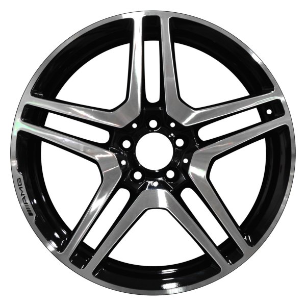 Perfection Wheel® - 20 x 8.5 Double 5-Spoke Palladium Silver Machined Alloy Factory Wheel (Refinished)