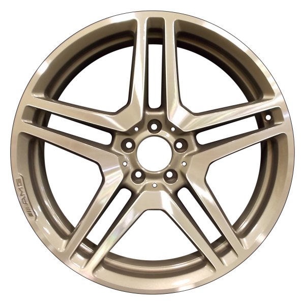 Perfection Wheel® - 20 x 9.5 Double 5-Spoke Palladium Silver Machined Alloy Factory Wheel (Refinished)
