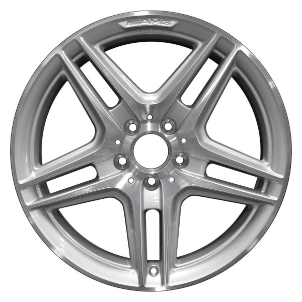 Perfection Wheel® - 18 x 8.5 Double 5-Spoke Bright Medium Silver Machined Bright Alloy Factory Wheel (Refinished)
