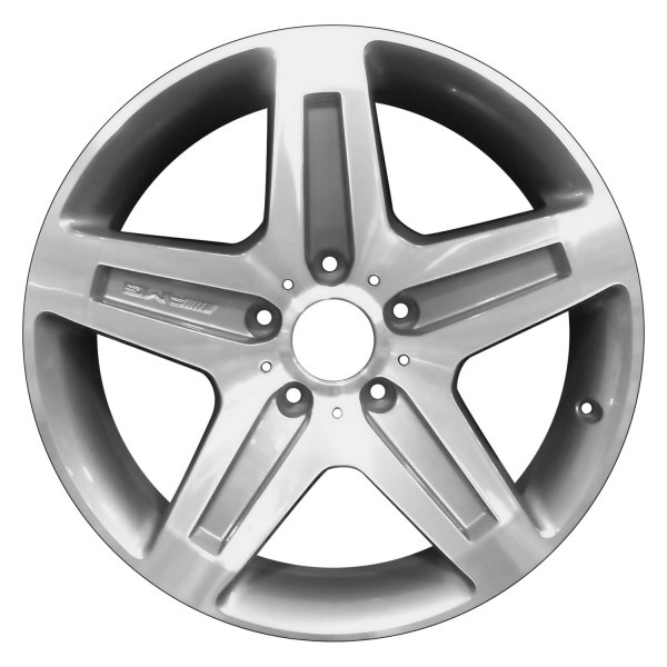 Perfection Wheel® - 19 x 9.5 5-Spoke Dark Metallic Charcoal Machined Alloy Factory Wheel (Refinished)