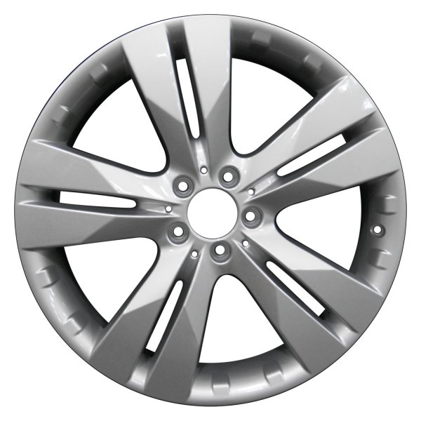 Perfection Wheel® - 20 x 8.5 Double 5-Spoke Bright Fine Silver Full Face Alloy Factory Wheel (Refinished)