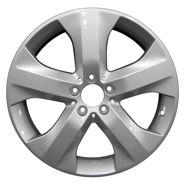 Perfection Wheel® - 19 x 8.5 5-Spoke Bright Fine Silver Full Face Alloy Factory Wheel (Refinished)