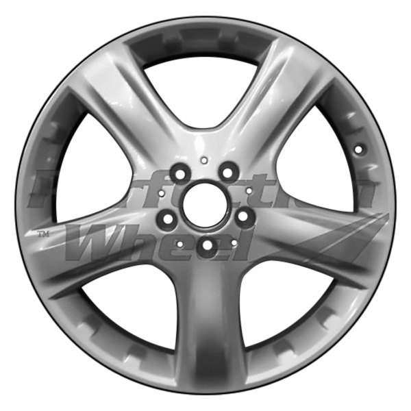 Perfection Wheel® - 19 x 8 5-Spoke Bright Fine Silver Full Face Alloy Factory Wheel (Refinished)