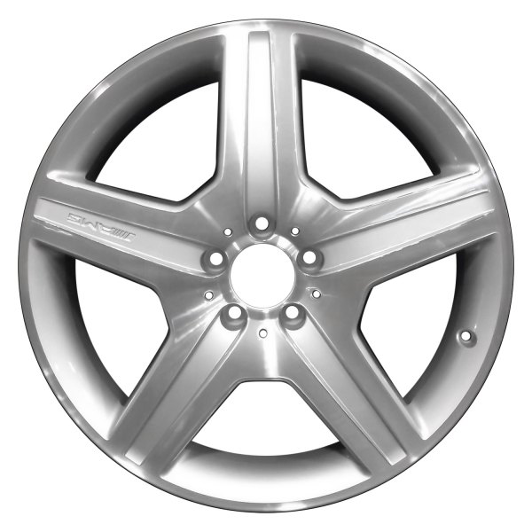 Perfection Wheel® - 20 x 8.5 5-Spoke Bright Fine Silver Machined Alloy Factory Wheel (Refinished)