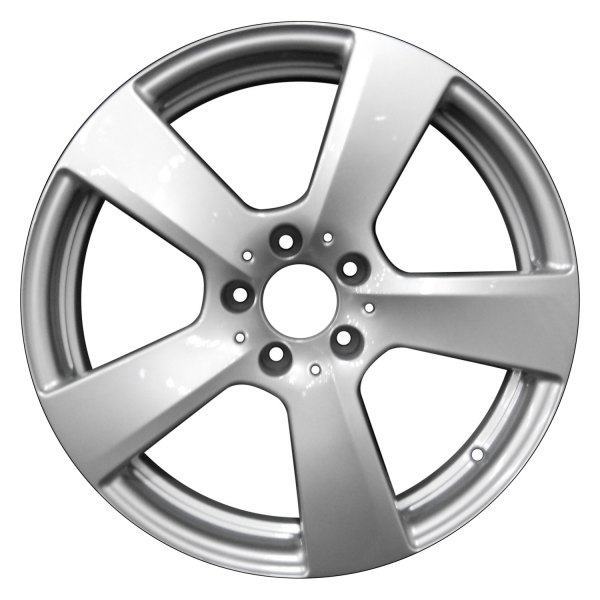 Perfection Wheel® - 18 x 9 5-Spoke Bright Fine Metallic Silver Full Face Alloy Factory Wheel (Refinished)